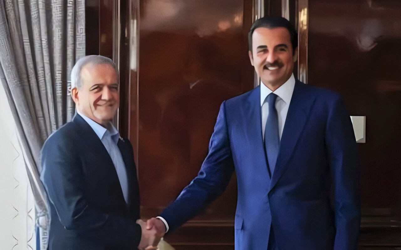 أمير قطر و الرئيس الإيراني يبحثان آخر تطورات الأوضاع الإقليمية