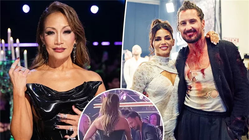 الزوجة أشعلت الأزمة.. عناق ينهي خلاف نجمي برنامج «Dancing with the Stars»