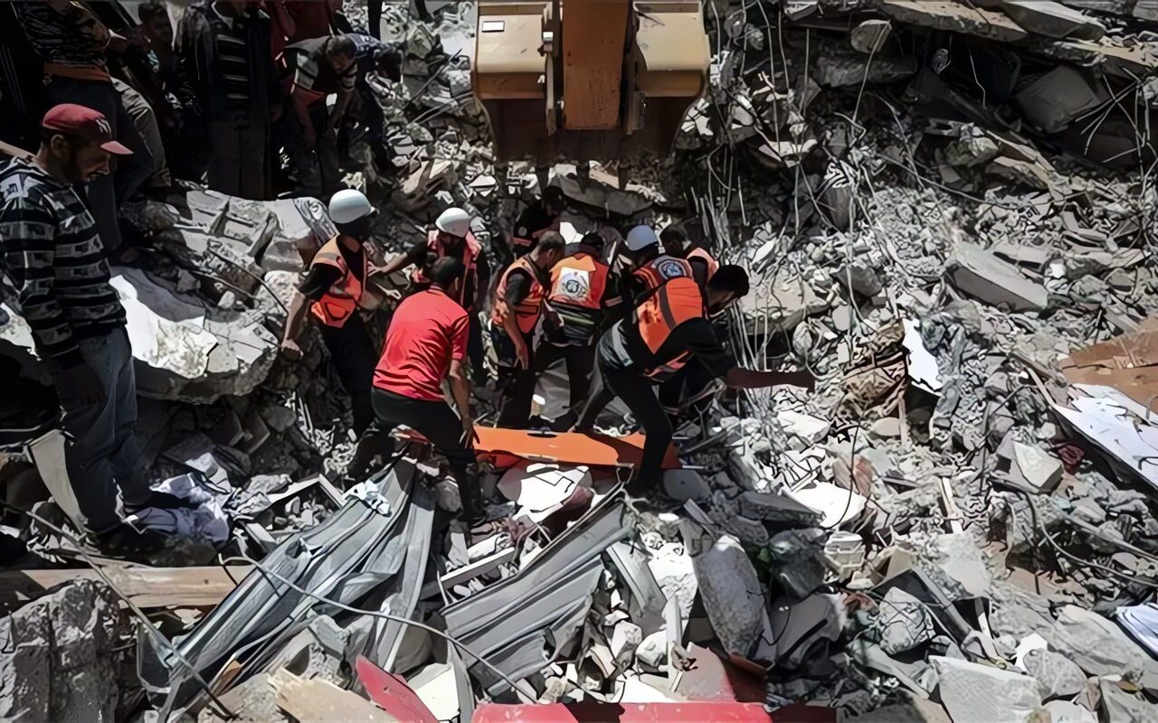 استشهاد 7 فلسطينيين في غارات إسرائيلية على غزة