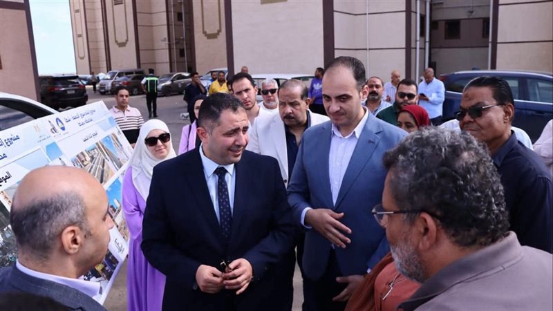 خطة لتطوير الأسواق الحضارية، محافظ دمياط يتابع نسب تنفيذ سوق الجمعة بشطا