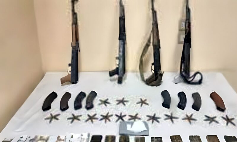ضبط 56 قطعة سلاح آلى و3 آلاف طلقة داخل 6 حقائب بقطار في قنا