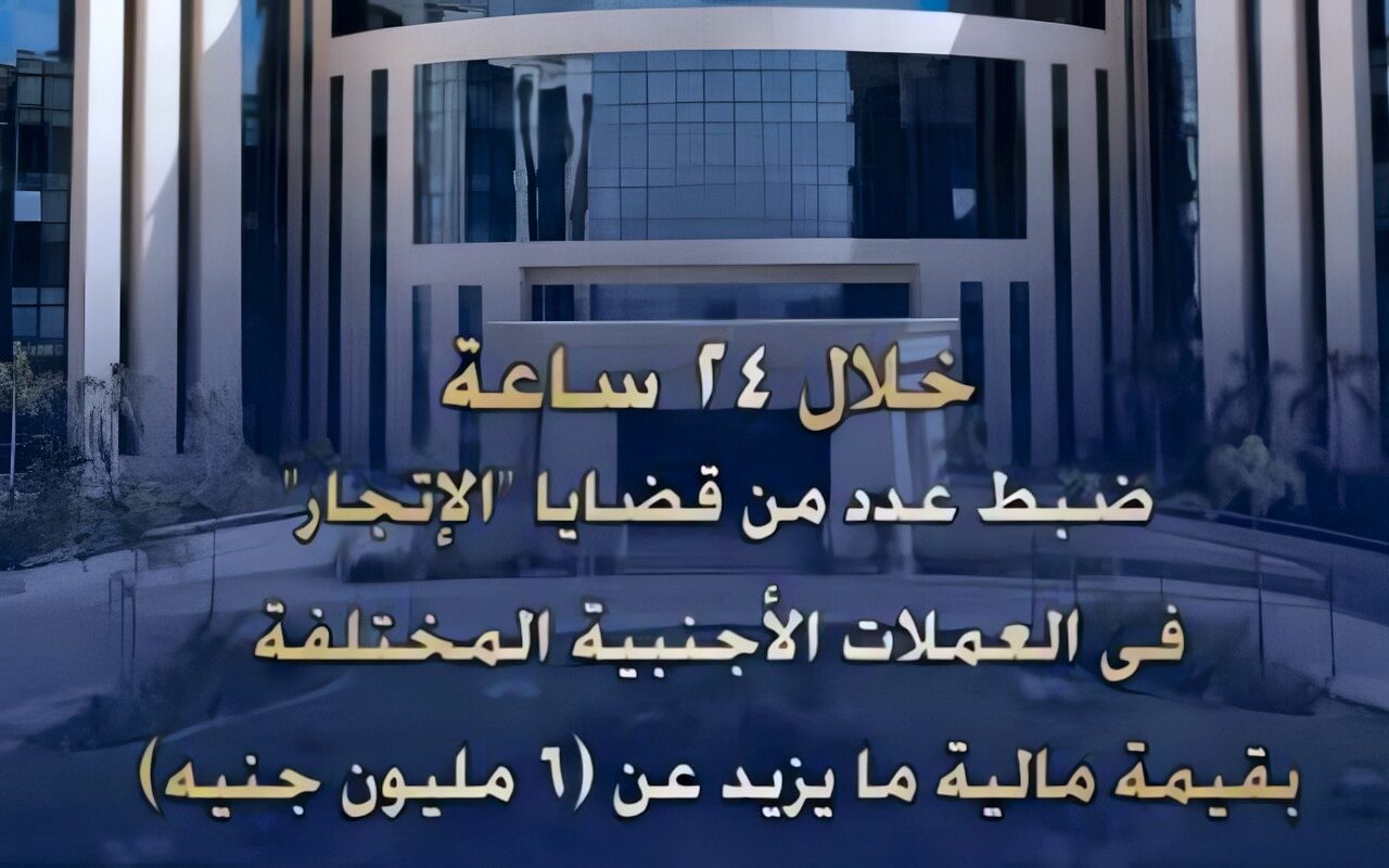 خلال 24 ساعة.. ضبط 6 ملايين جنيه حصيلة الإتجار في العملات الأجنبية