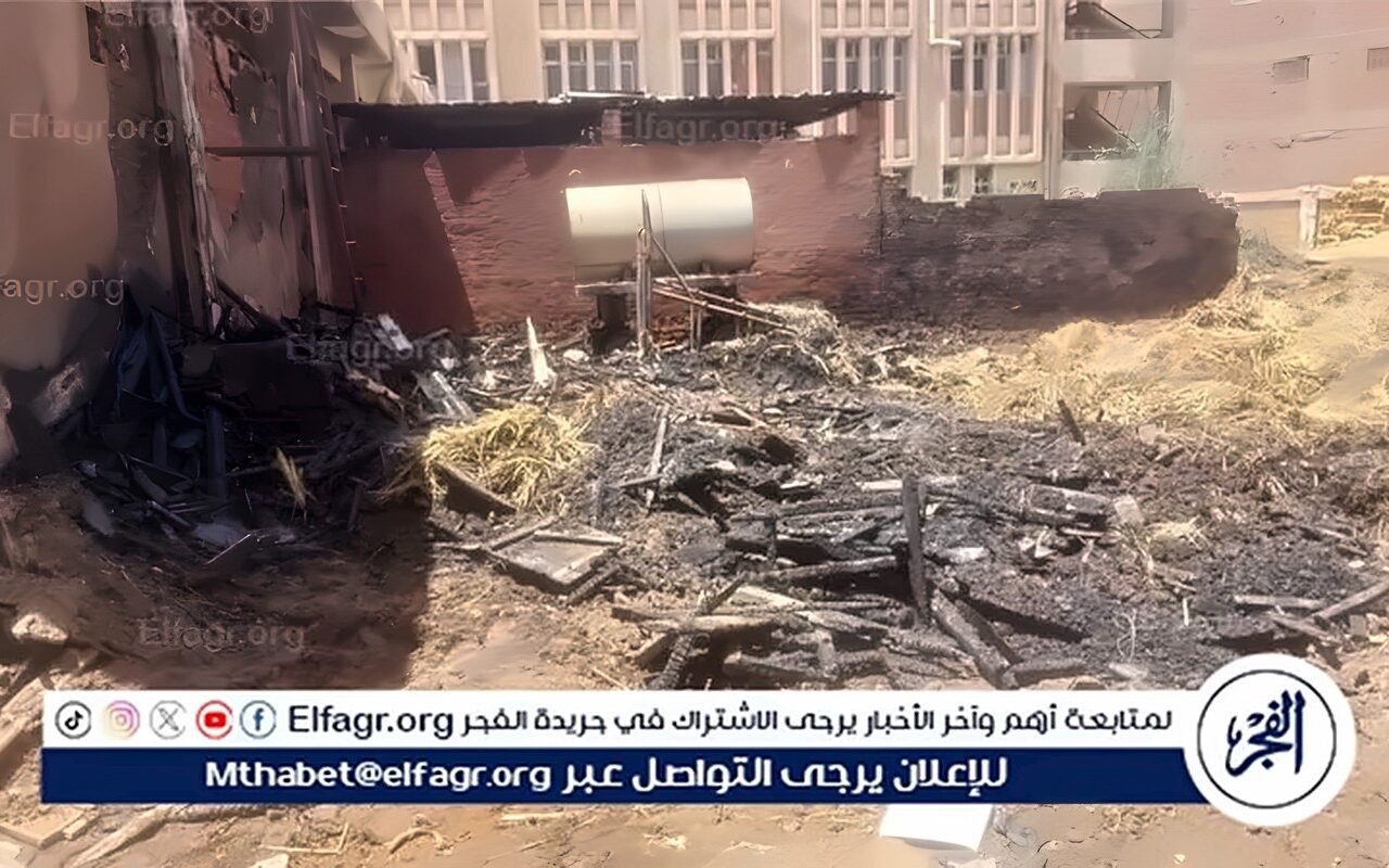 حريق داخل مدرسة إعدادية مغلقة منذ 2018 في كفر شكر بالقليوبية دون إصابات