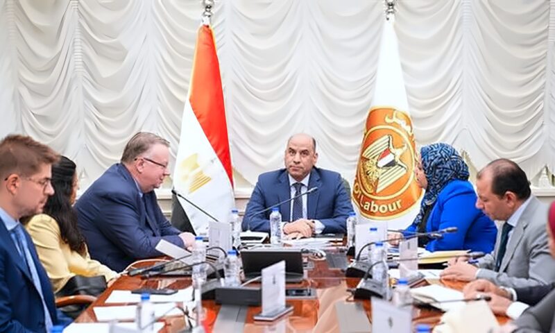 وزير العمل يعقد اجتماعًا مع وفد “العمل الدولية” و”سينرجيز” للاطلاع على مستجدات إعداد الخطة التنفيذية للاستراتيجية الوطنية للتشغيل