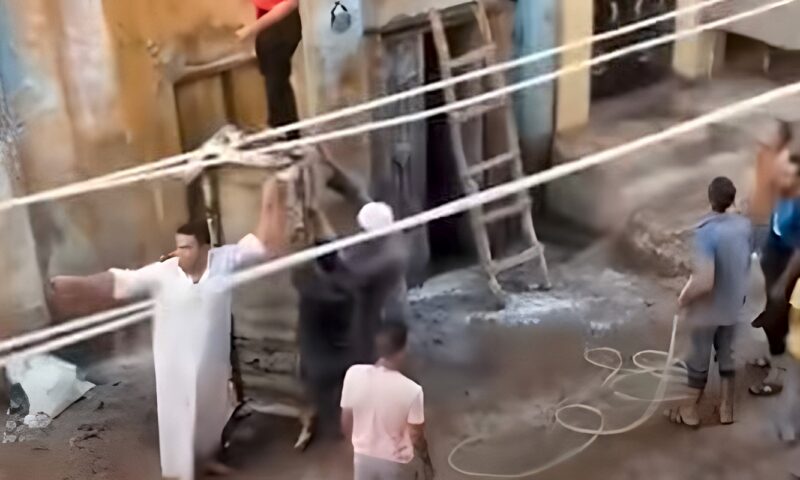 قبل زفافهما بأيام ..حريق يلتهم منزل عروسين في أخميم بسوهاج