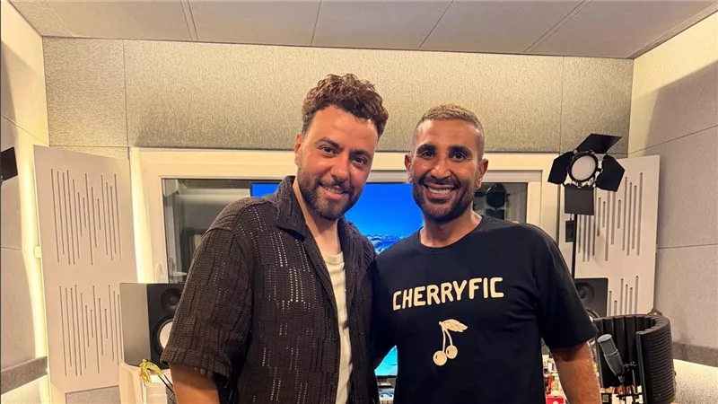 بعد الألبوم الحزين والإلكترو.. مدين يجدد تعاونه مع أحمد سعد في ألبوم الموسيقى العربية بأغنيتين