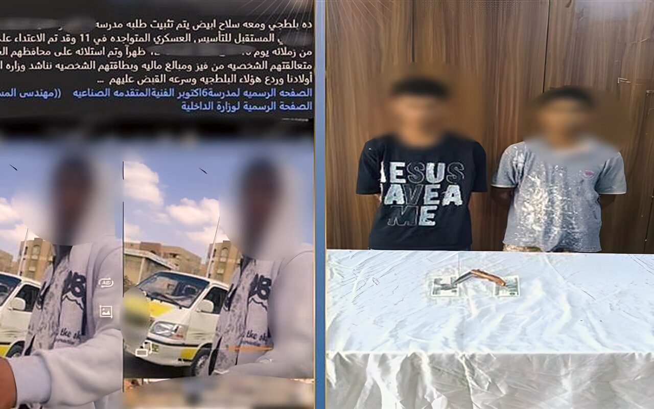 تهديد بسلاح أبيض وسرقة أموال طالب في أكتوبر.. ضبط شخصين واستعادة المبلغ