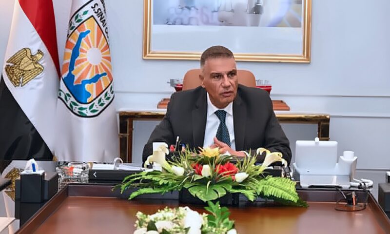 محافظ جنوب سيناء: مشروعات التنمية تحظى باهتمام كبير من الدولة لتحسين مستوى الخدمات