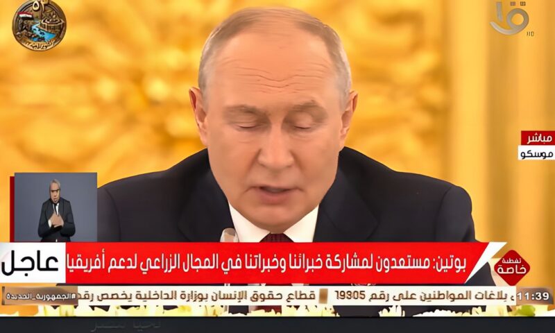بوتين: نسعى لدعم الاقتصادات الأفريقية وتوفير فرص العمل للسكان المحليين