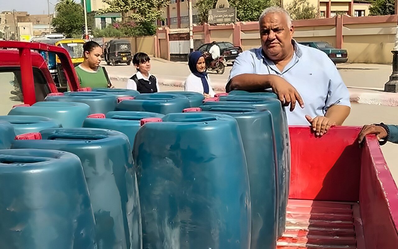 إحباط تهريب نصف طن سولار قبل بيعه في السوق السوداء في فرشوط بقنا