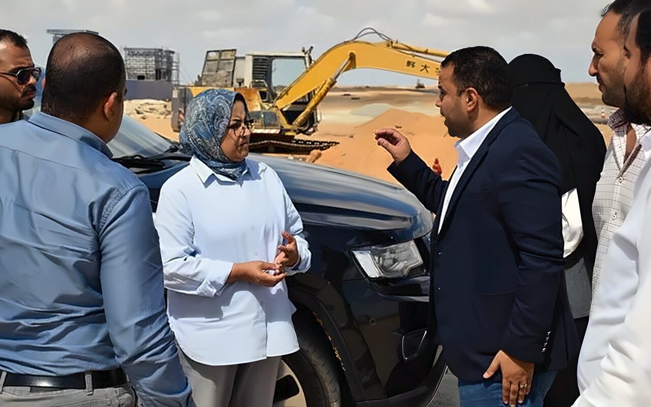 مسئولو الإسكان يستعرضون أعمال تنفيذ مشروعات المرافق والمناطق الصناعية واللوجستية بأكتوبر الجديدة