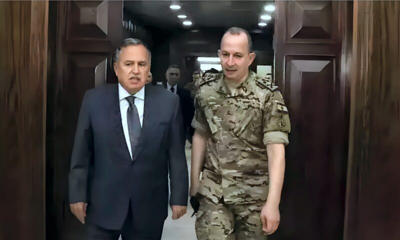 نبيل فهمي لقائد الجيش اللبناني: الجامعة العربية حريصة على حشد الدعم العربي والدولي للبنان