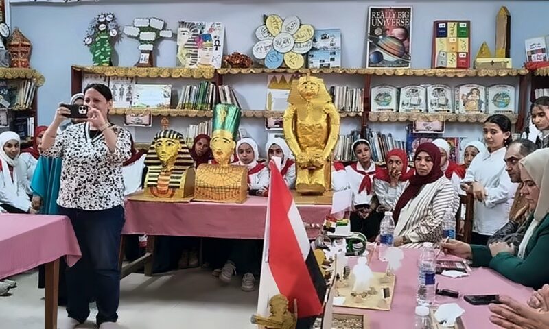 التراث الحضاري بالشرقية ينظم ندوة تثقيفية ورحلة تعليمية لـ 150 طالبة بههيا