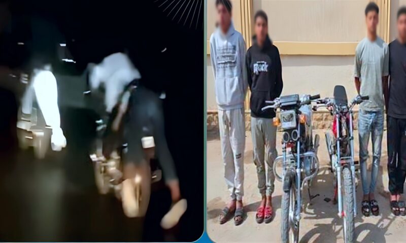 نهاية الاستعراض في الكلبش.. ضبط 4 أشخاص بالدراجات النارية في المنوفية