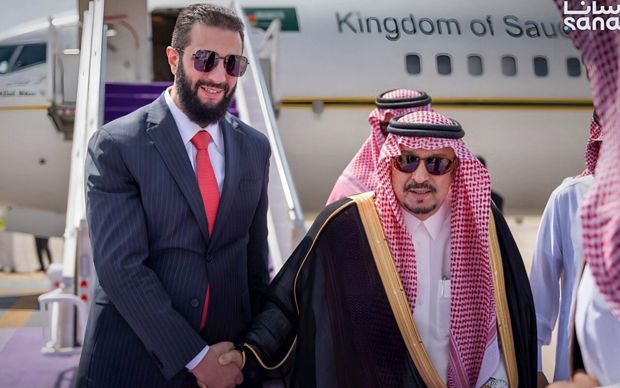 سانا: الرئيس الشرع يلتقي ولي العهد السعودي في العاصمة الرياض