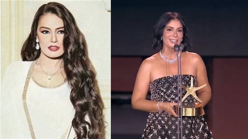 رسالة مؤثرة من شريهان إلى منى زكي بعد تكريمها في مهرجان الجونة السينمائي
