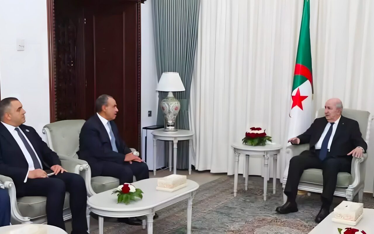 وزير الخارجية يلتقي رئيس الجزائر ويؤكدان الحرص على تعزيز التعاون بين البلدين (صور)