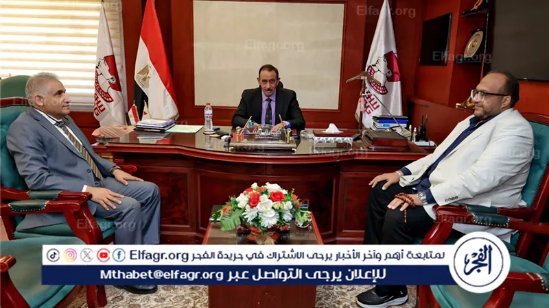 محافظ سوهاج يستقبل رئيس شركة مياه الشرب والصرف الصحي الجديد