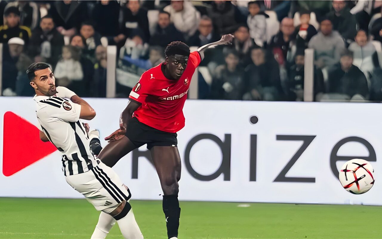 الدوري الأوروبي، رين يتقدم على يوفنتوس 1/2 في الشوط الأول