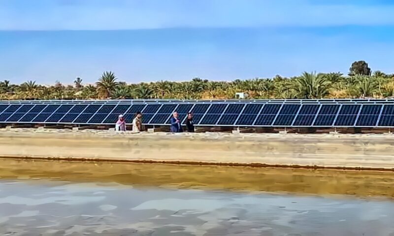 الري: محطة رفع الغزالات تدخل التشغيل التجريبي لخفض مناسيب مياه بحيرة سيوة (صور)