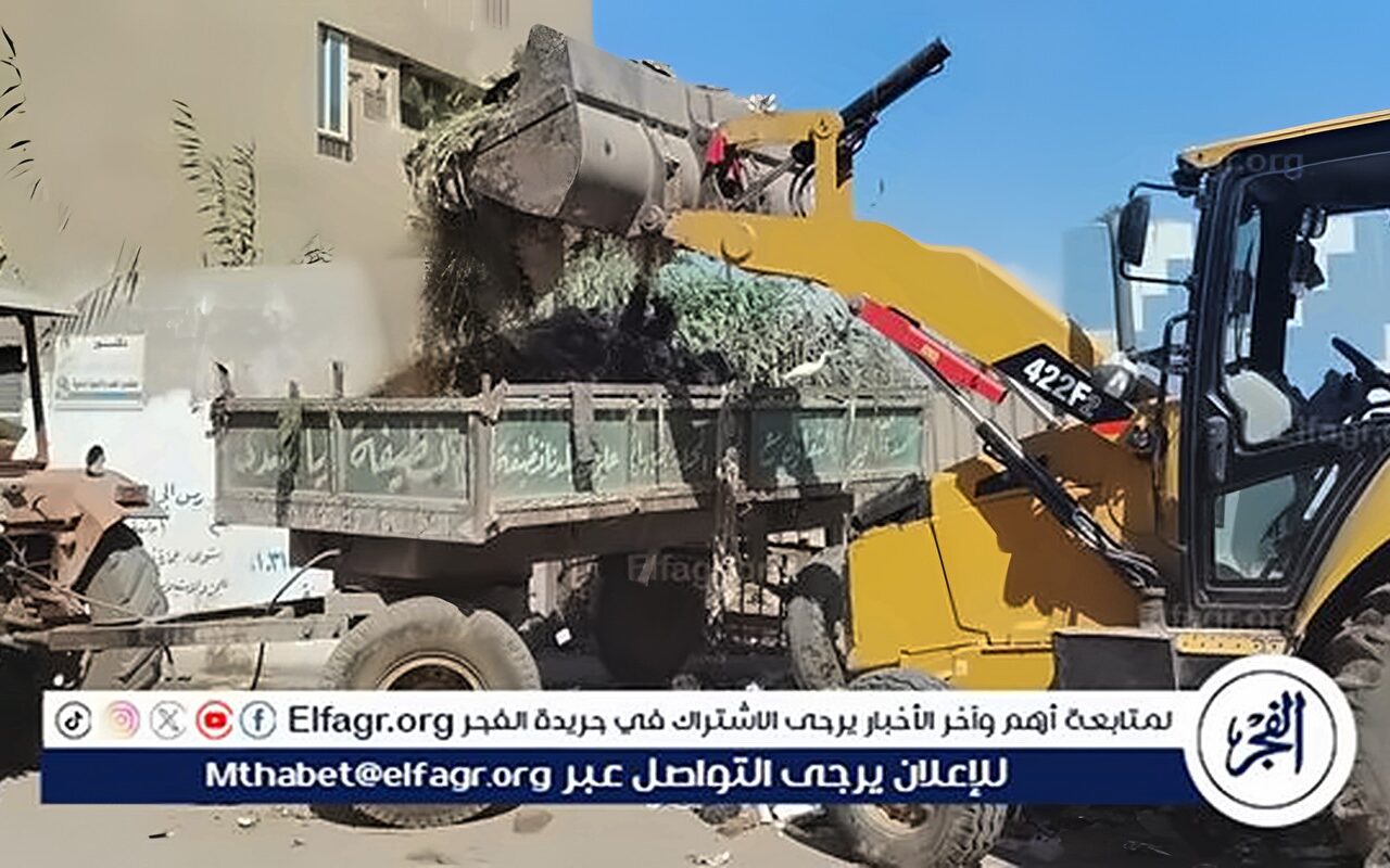 حملات للنظافة ورفع الإشغالات وتحسين المظهر الحضاري بمركز ومدينة أبشواي