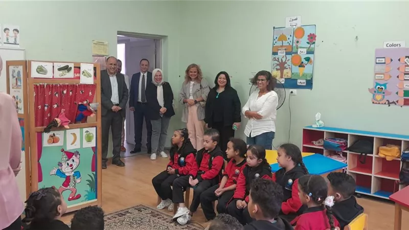 نائبة وزيرة التضامن الاجتماعي تتفقد حضانة «خير وبركة والمرأة الجديدة» بمجمع الخدمات المتكاملة في الأسمرات