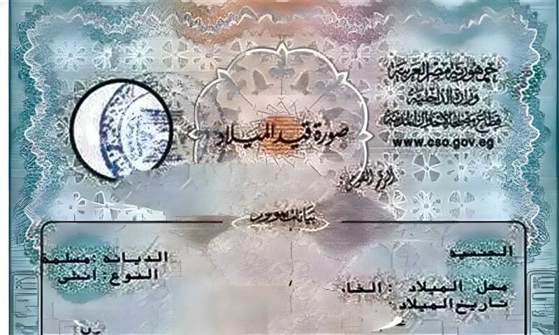 استخراج شهادة ميلاد مصرية لمولود بالخارج، الأوراق المطلوبة وخطوات التقديم ومدة الإصدار