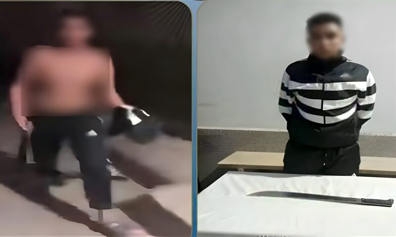 ضبط عاطل هدد جاره بسلاح أبيض في الزقازيق بسبب خلافات الجيرة ولهو الأطفال