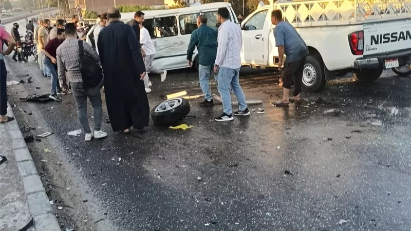 مستشفى قها التخصصي تكشف تفاصيل استقبال 17 حالة في حادث الطريق الزراعي ووفاة 7 أشخاص