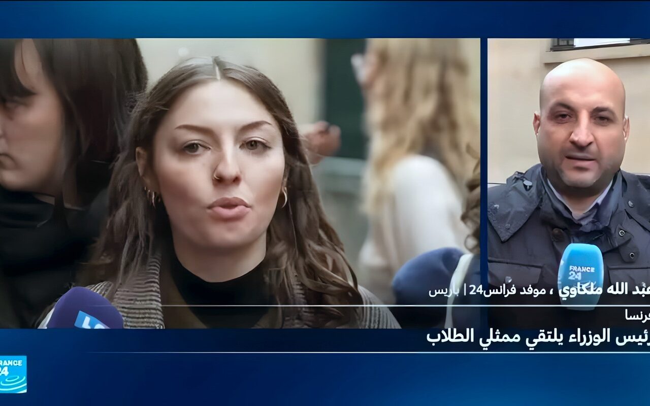 فرنسا: استقبال المؤثرين قبل ممثلي الطلاب يثير غضب المحتجين