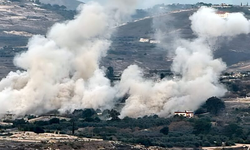 جنوب لبنان: تفجيرات إسرائيلية عنيفة في قرى عدة وانفجار درون في ميفدون… ومواصلة جرف أشجار الزيتون