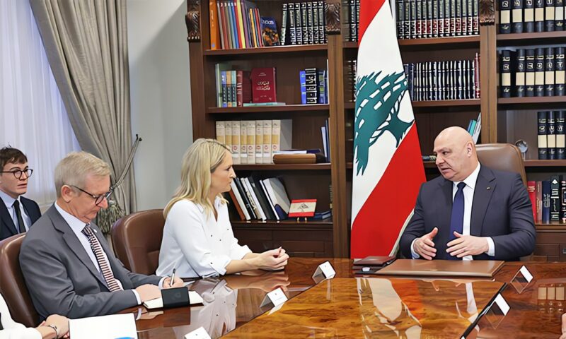 عون لوزيرة إيرلندية: جيش الاحتلال يعرقل تطبيق «اتفاق الإطار» ونخشى من فراغ بعد «اليونيفيل»