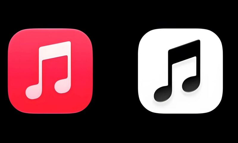 بالأبيض والأسود.. “أبل” تثير غضب المستخدمين بتصميم جديد لأيقونة “Apple Music”