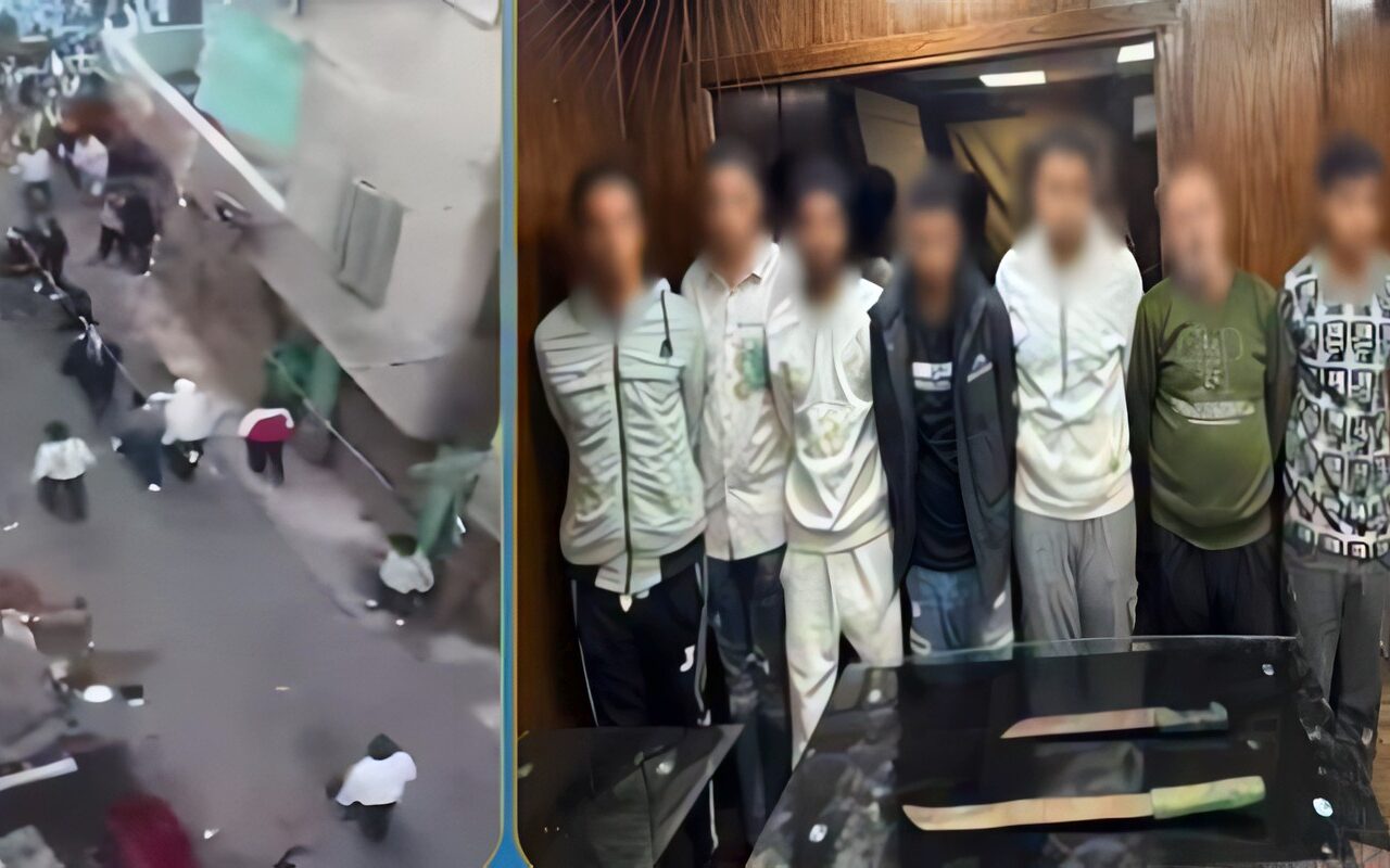 كشف ملابسات فيديو مشاجرة وترويع المواطنين بالأسلحة البيضاء في الشرابية