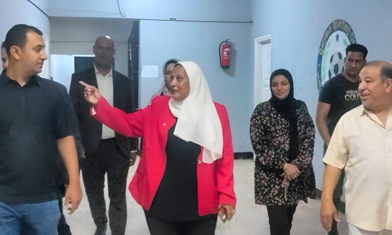مدير رياضة القليوبية تتفقد نادي قليوب الإجتماعي لمتابعة مستوى الخدمات والإرتقاء بالمنشآت