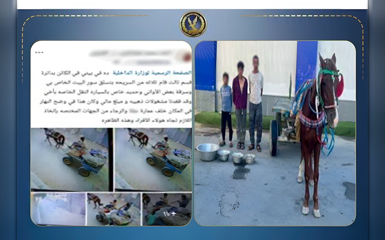 ضبط 3 متهمين بسرقة منزل في شمال سيناء