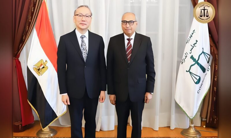 مجلس الدولة يستقبل وفدًا قضائيًا من كوريا الجنوبية | صور