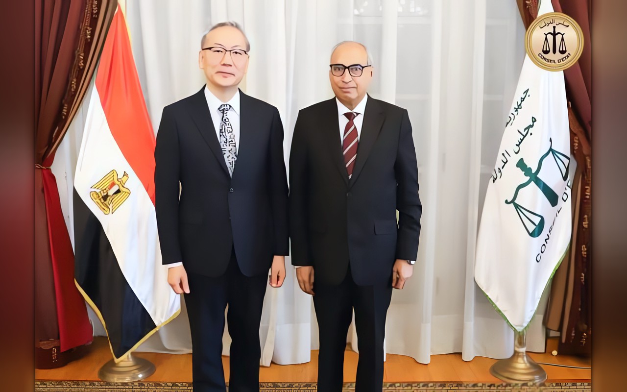 مجلس الدولة يستقبل وفدًا قضائيًا من كوريا الجنوبية | صور
