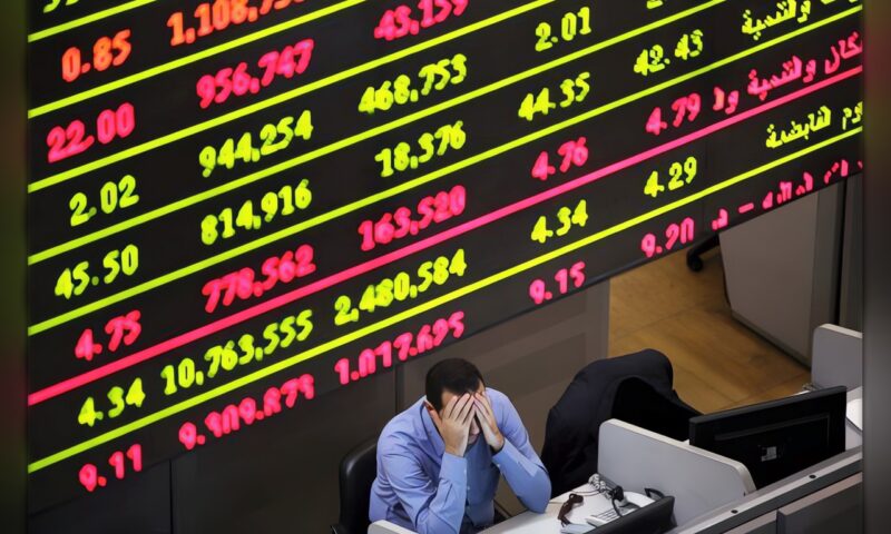 تراجع مؤشرات البورصة بمستهل تعاملات بداية الأسبوع