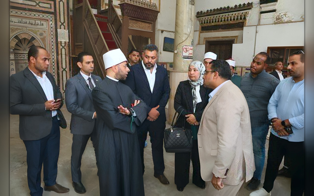 وزير الأوقاف يعطي إشارة البدء لتطوير مسجد الشعراني.. مشروع جديد يحافظ على عبق التاريخ