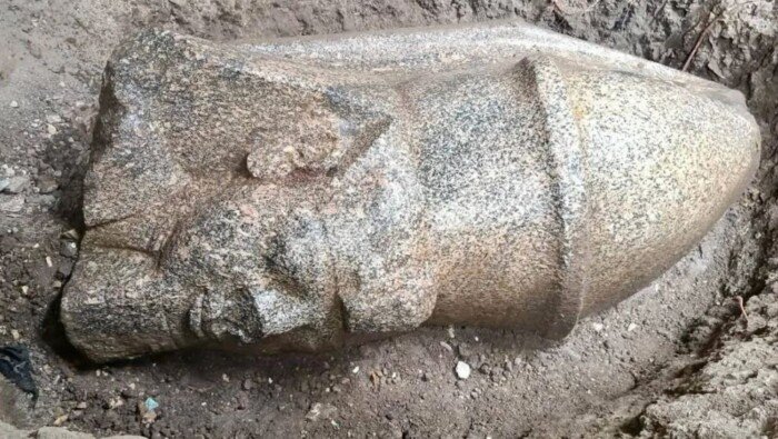 اكتشاف تمثالين ملكيين ضخمين في الغربية.. هل يعودان إلى رمسيس الثاني؟