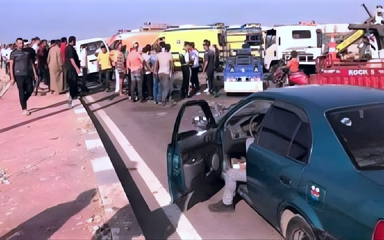 تصادم دراجة نارية وجرار زراعي ينهي حياة 3 شباب ويصيب رابعًا بالفيوم