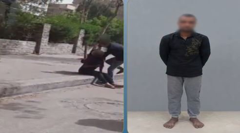 القبض على مسجل خطر بتهمة ضرب زوجته في أحد الشوارع بالقاهرة