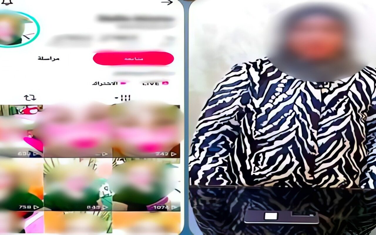 ضبط صانعة محتوى بتهمة نشر فيديوهات تتضمن ألفاظا خارجة بالغربية