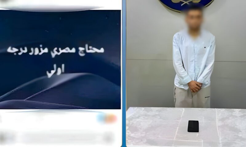 ضبط المتهم بإدارة صفحة للترويج لبيع العملات المقلدة بالقليوبية