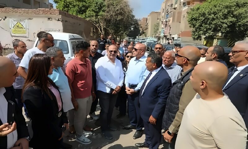 محافظ القاهرة يوجه بإزالة الإشغالات واستكمال أعمال الإنارة والتشجير بشوارع عين شمس