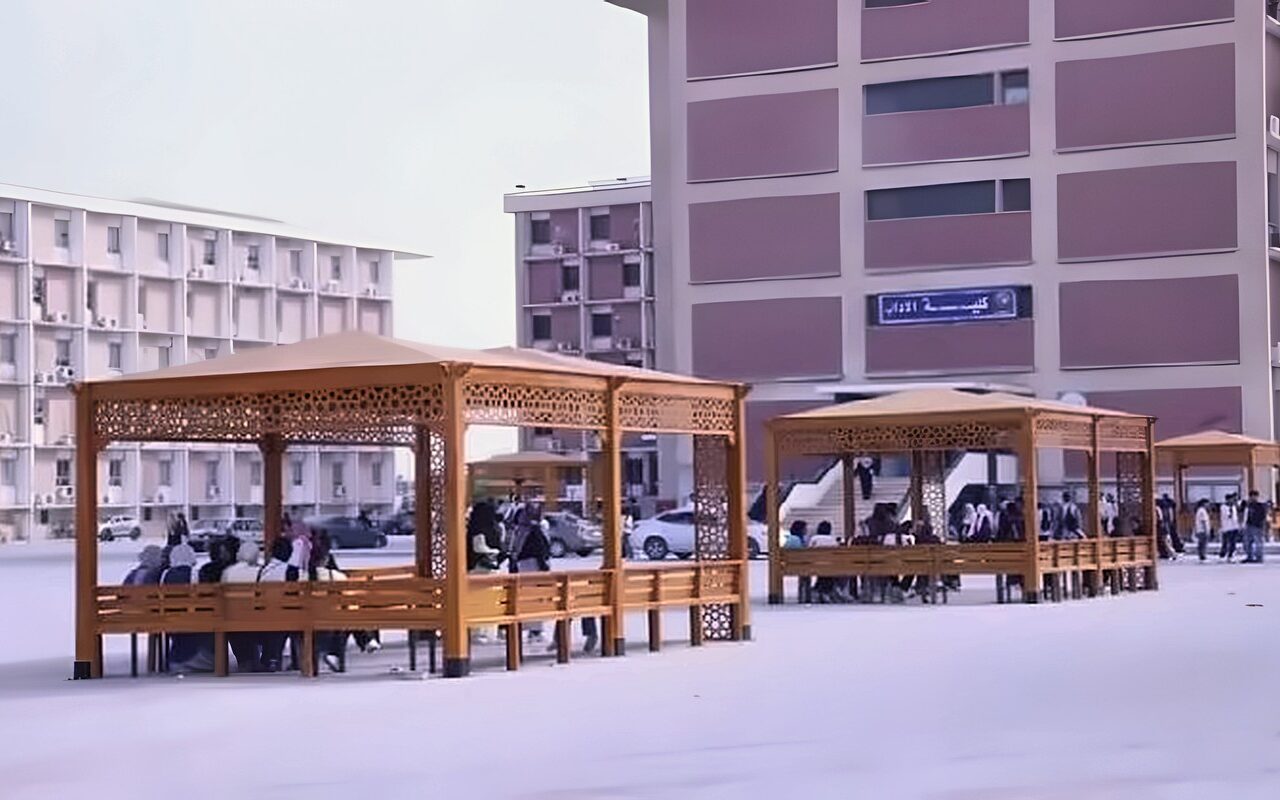 جامعة قنا تدعم جودة الحياة الطلابية بإنشاء برجولات جديدة بساحتي العلوم والآداب