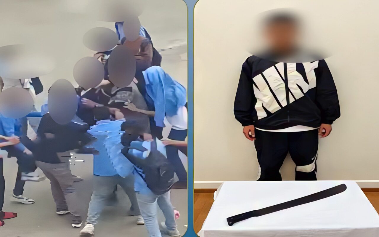 القبض على طالب حمل سلاحًا أبيض خلال مشاجرة أمام مدرسة في الإسماعيلية