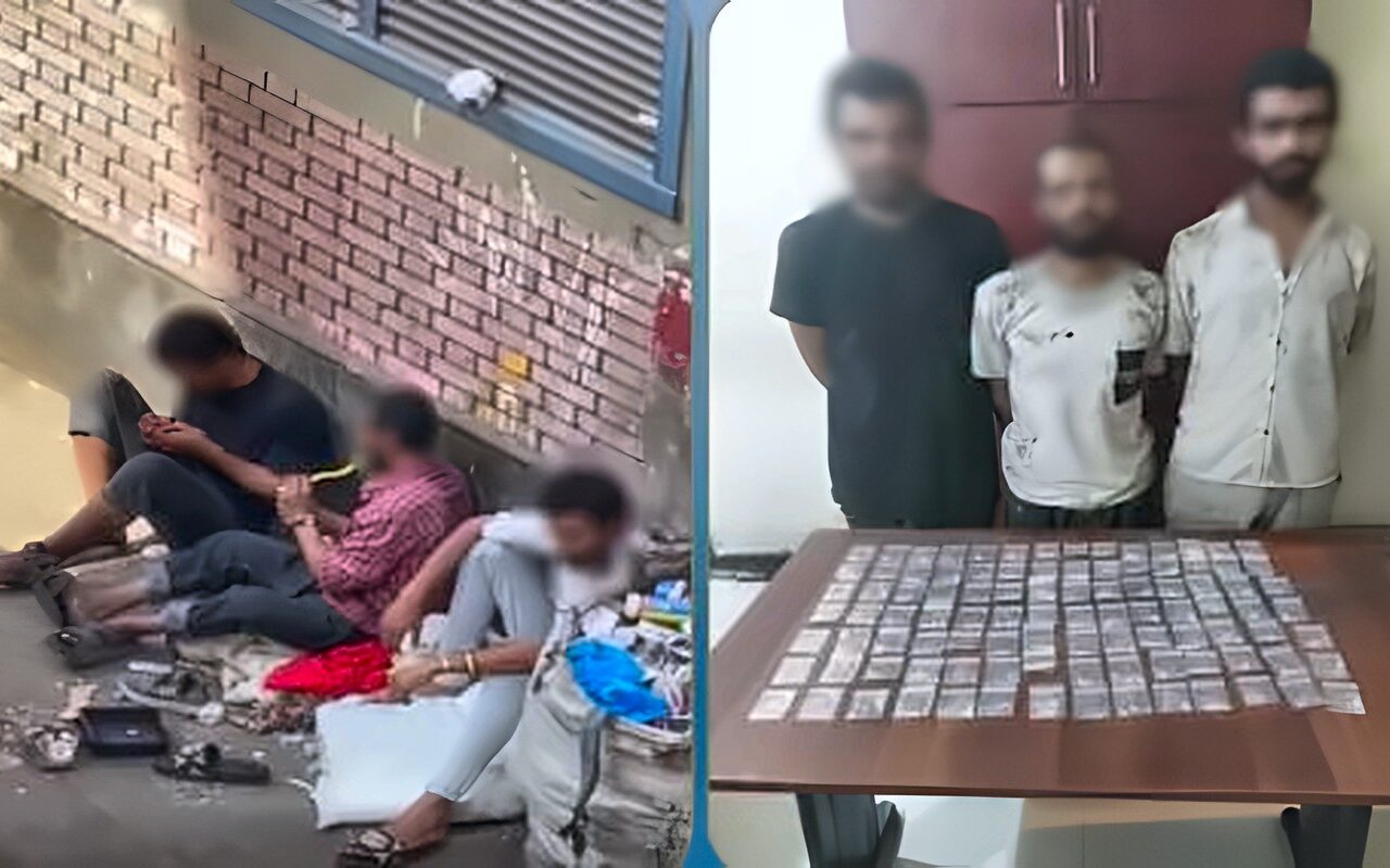 القبض على 3 عاطلين بتهمة تعاطي المخدرات بجوار إحدى المدارس ومحطات المترو