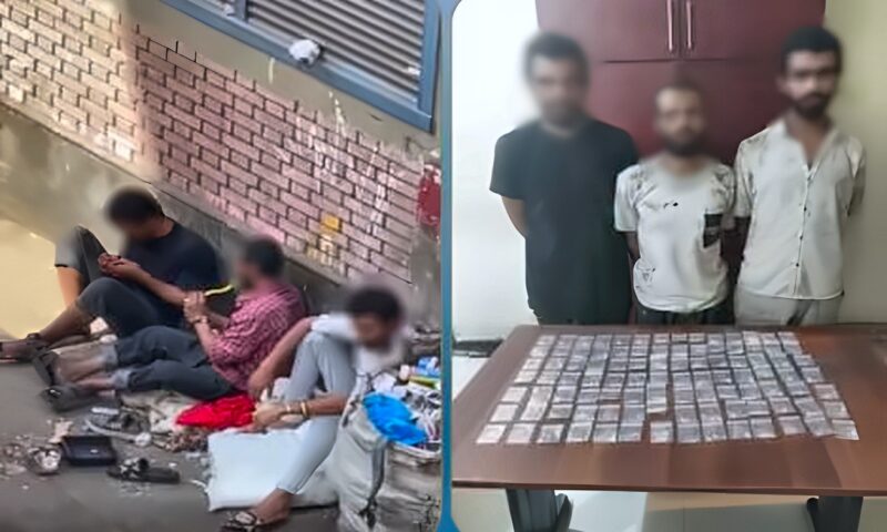 القبض على 3 عاطلين بتهمة تعاطي المخدرات بجوار إحدى المدارس ومحطات المترو